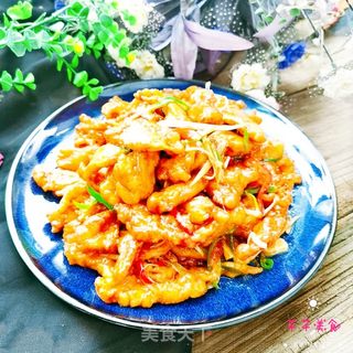 锅包肉(鸡肉版)的做法步骤:22