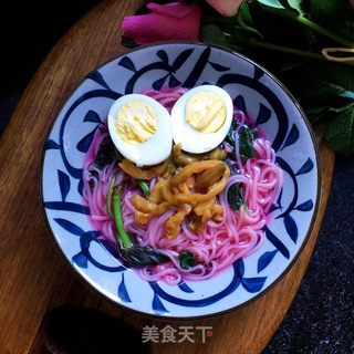 低脂鸡蛋苋菜面的做法步骤：8