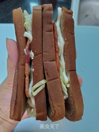 培根生菜黑麦吐司的做法步骤:7