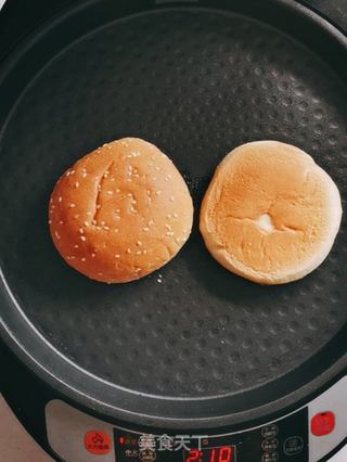 瀑布芝士汉堡的做法步骤:5