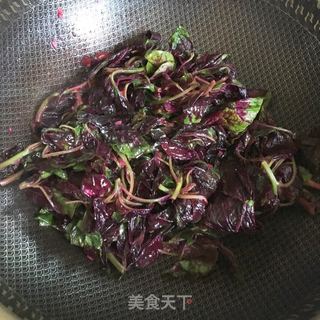 蒜蓉苋菜的做法步骤：4