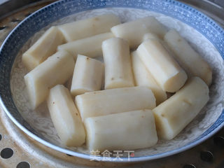 玫瑰山药泥的做法步骤:2