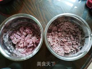 紫薯酥皮绿豆饼的做法步骤:6