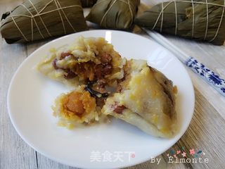 广式蛋黄肉粽的做法步骤:29