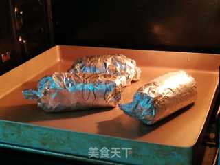 蜜汁鸡卷的做法步骤:10