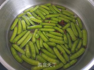 五香豌豆荚的做法步骤：5