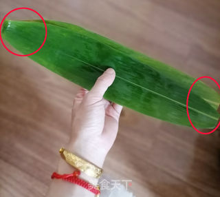 四角粽子的包法的做法步骤:3