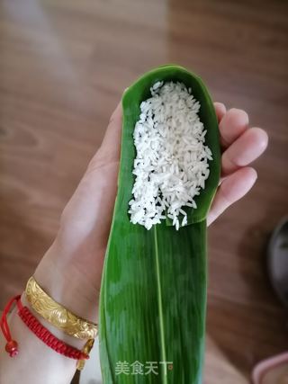 四角粽子的包法的做法步骤:6