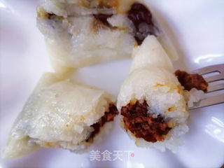 四角粽子的包法的做法步骤:22