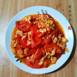 番茄炒蛋的做法步骤：6