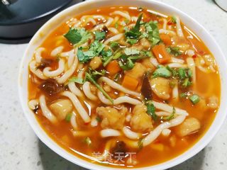 鱼羹面的做法步骤:9
