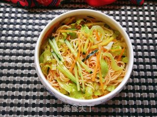 韩式辣酱拌凉面的做法步骤:13