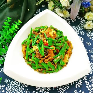 梅干菜烧四季豆的做法步骤：14