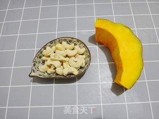 腰果南瓜糊的做法步骤：1