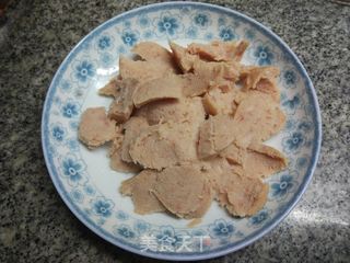 午餐肉烧白萝卜的做法步骤:2