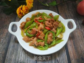 尖椒肥肠的做法步骤:15