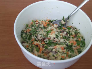 芹菜叶饼的做法步骤:8