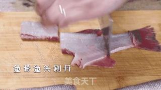 起片蒸鲈鱼的做法步骤:3