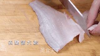起片蒸鲈鱼的做法步骤:4