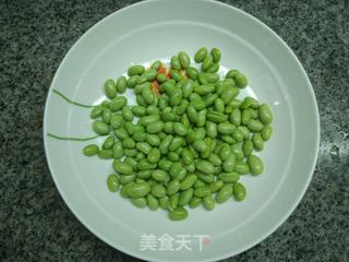 蘑菇烧毛豆的做法步骤:4