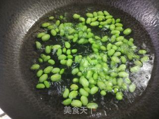 蘑菇烧毛豆的做法步骤:6
