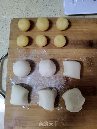 绿豆沙福包的做法步骤：4