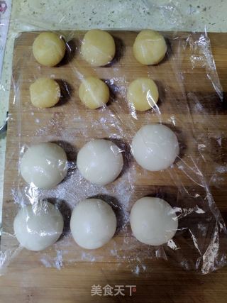 绿豆沙福包的做法步骤:6