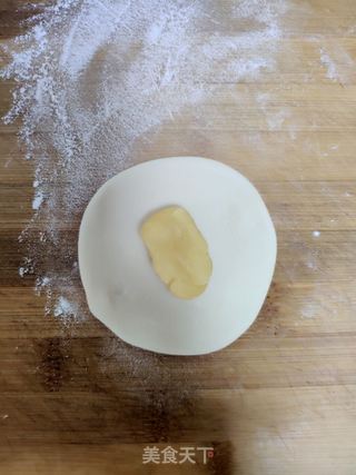 绿豆沙福包的做法步骤:7