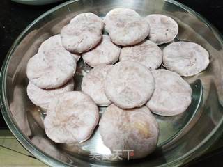 紫薯酥皮绿豆饼的做法步骤:18