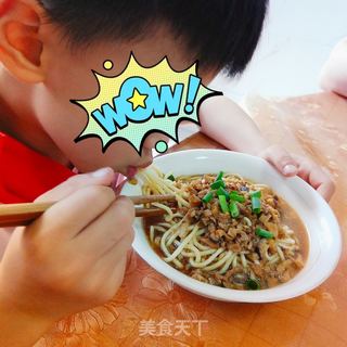 香菇肉酱面的做法步骤:17