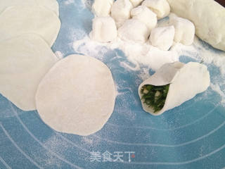 素馅煎饺的做法步骤:8