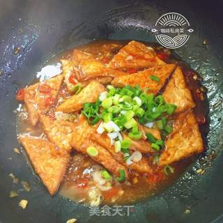 焖煎豆腐的做法步骤:14