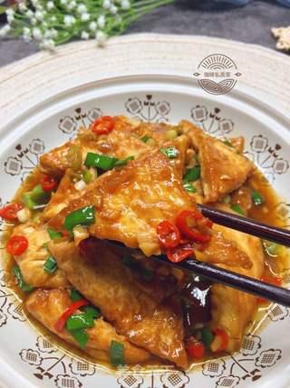 焖煎豆腐的做法步骤:17