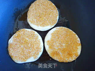 山药芝麻烧饼的做法步骤:11