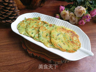 【边角料】黄瓜丝豆渣鸡蛋饼的做法步骤：6