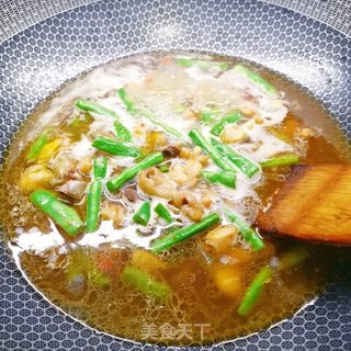 四季豆焖面的做法步骤:7