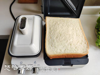 卤牛肉芝士三明治的做法步骤:4