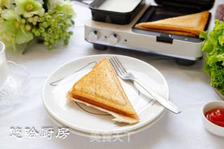 卤牛肉芝士三明治的做法步骤:7