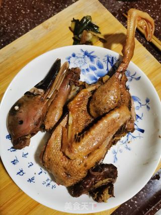 五香脆皮鸭的做法步骤:7