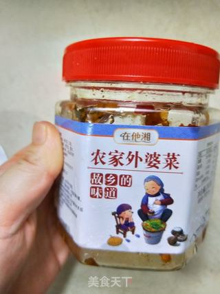 外婆菜炒鸡蛋的做法步骤:2