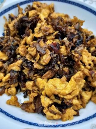 外婆菜炒鸡蛋的做法步骤:7
