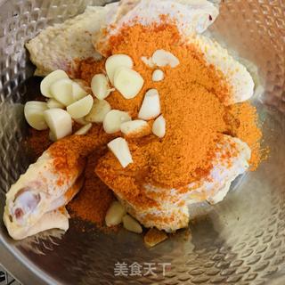 薯片烤翅-创意满满的休闲美食的做法步骤：3