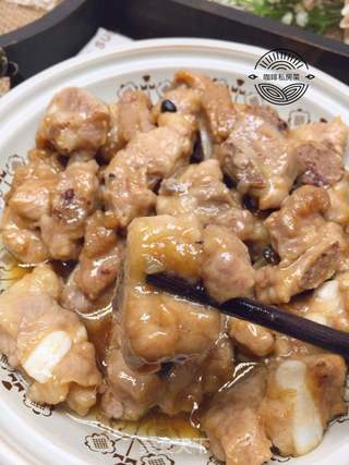 广式豉汁蒸排骨的做法步骤:17