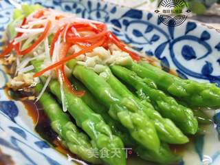 油淋芦笋的做法步骤:13
