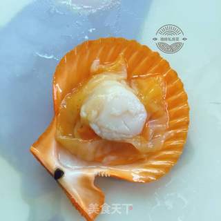 蒜蓉粉丝蒸扇贝的做法步骤:7