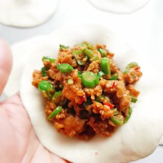四季豆酱鸡肉包的做法步骤：14
