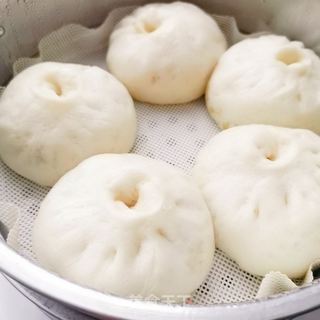 四季豆酱鸡肉包的做法步骤:17