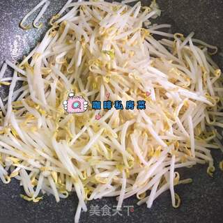 清炒绿豆芽的做法步骤:5