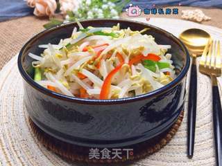 清炒绿豆芽的做法步骤:10