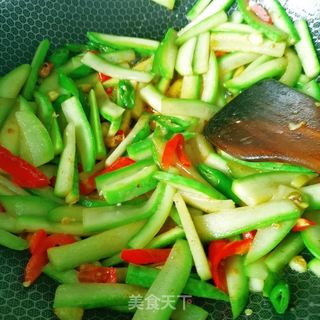 炝炒瓠子皮的做法步骤:10